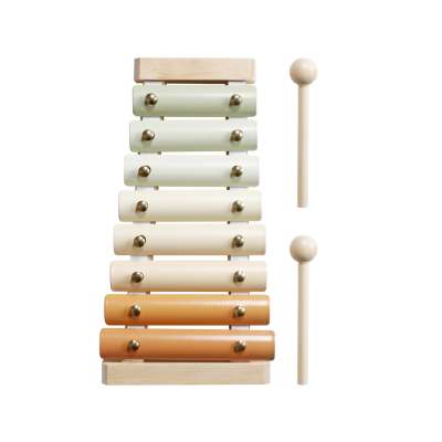 8-note wooden educational dulcimer for school-age children