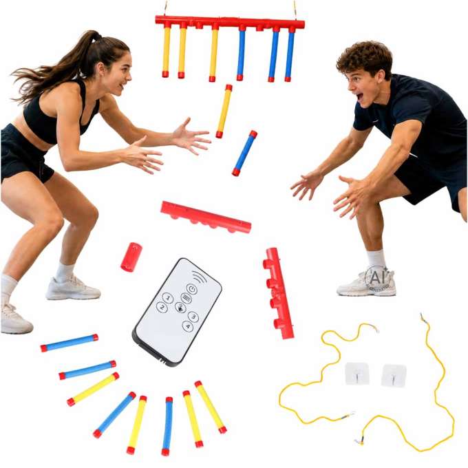 Arcade game Falling Sticks Stick Catching Reflexes 2 Players Remote Control