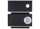 Bedside cabinet hanging with drawers LED lighting a USB charging port and a Bluetooth speaker black 6