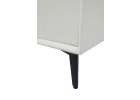 Bedside table with drawers LED lighting USB charging Bluetooth speaker ecru 5