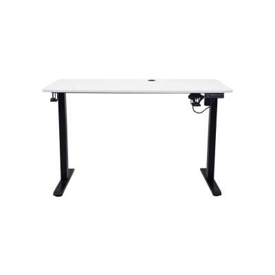 Biurko elektryczne regulowane pamięć panel sterowania 120x60cm białe