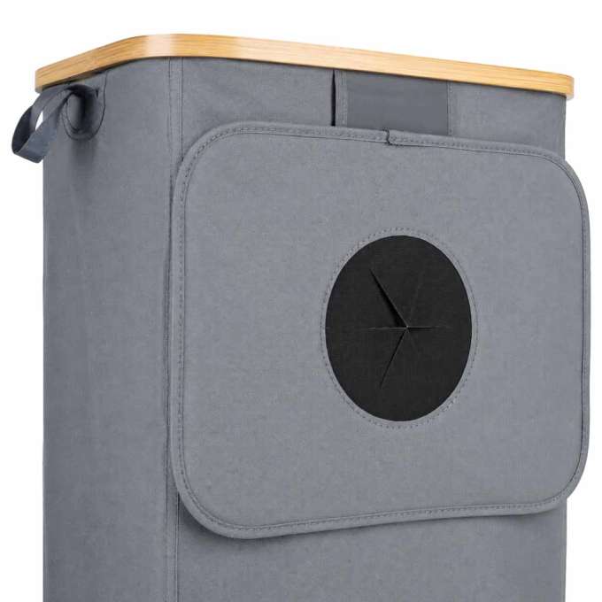 Bottle return bin with a removable bag for waste sorting and recycling