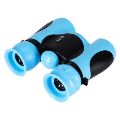 Children's Binoculars for Bird Watching 8x21mm HD Blue Case
