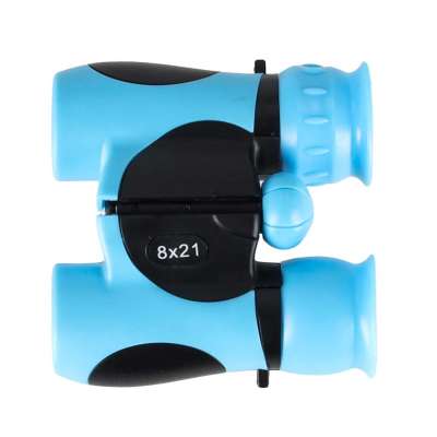 Children's Binoculars for Bird Watching 8x21mm HD Blue Case
