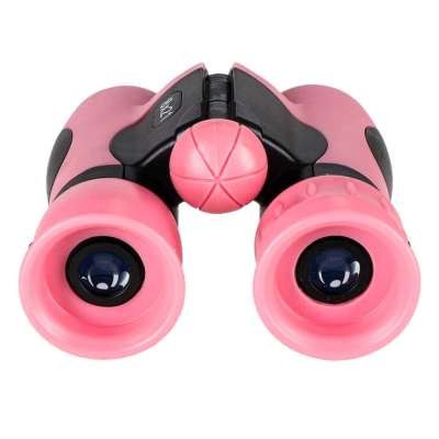 Children's Binoculars for Bird Watching 8x21mm HD Pink Case