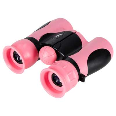 Children's Binoculars for Bird Watching 8x21mm HD Pink Case