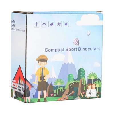 Children's Binoculars for Bird Watching 8x21mm HD Pink Case