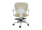 Children's desk chair adjustable swivel chair with footrest beige 5