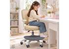 Children's desk chair adjustable swivel chair with footrest beige 7