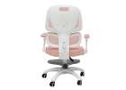 Children's desk chair ergonomic swivel adjustable pink 4