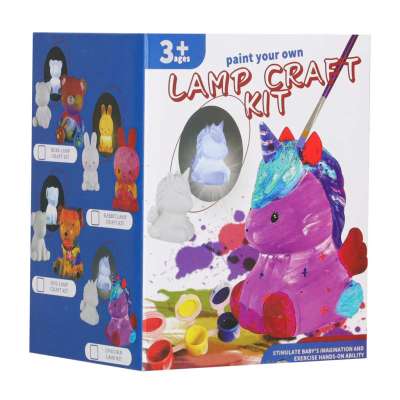 Children’s unicorn night lamp painting kit creative craft set