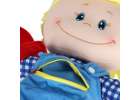 Doll plush cuddle toy educational dressing-learning boy 8
