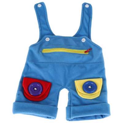 Doll plush cuddle toy educational dressing-learning boy