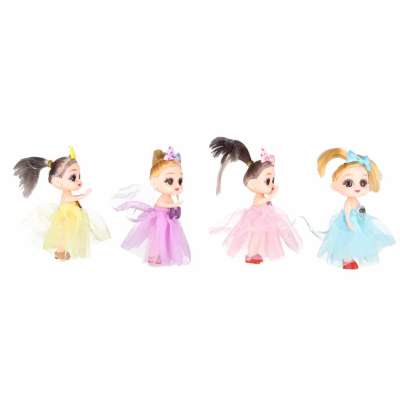 Dolls for a dollhouse set of 4 11 cm