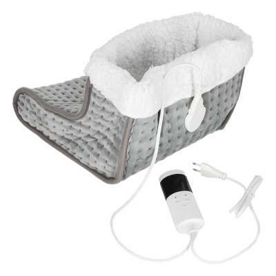 Electric Foot Warmer Soft 9 Heat Settings 75W with Timer