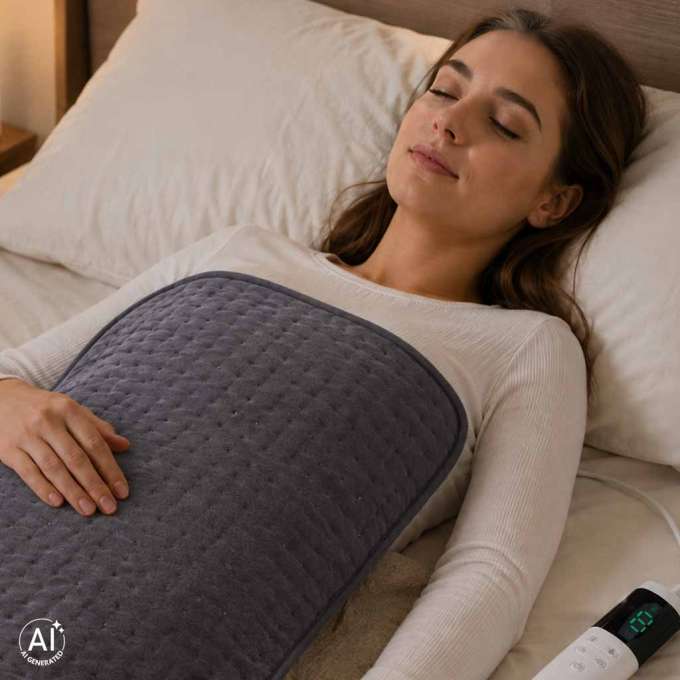 Electric Heating Pad 9 Heat Settings Large 30x60 cm 75 W