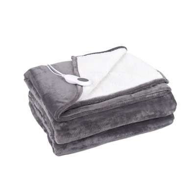 Electric heated blanket 180x200cm 130W 10 levels timer heating mat