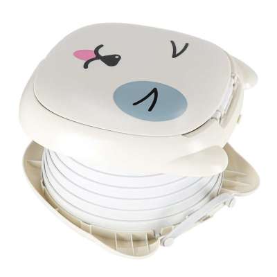 Foldable Travel Potty for Kids White