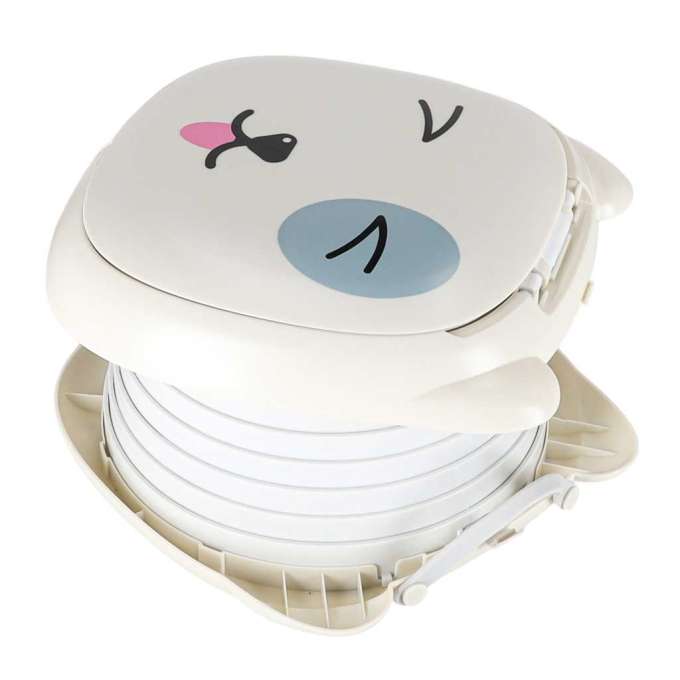 Foldable Travel Potty for Kids White