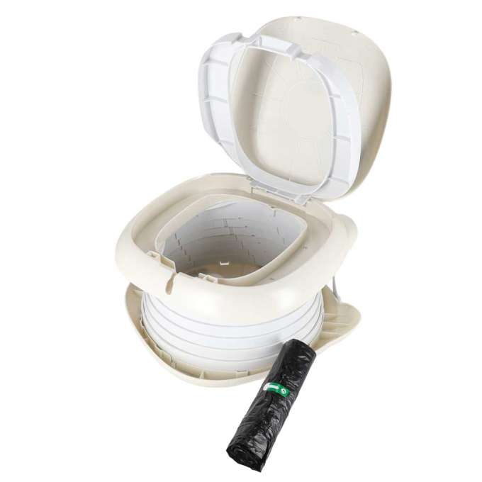 Foldable Travel Potty for Kids White