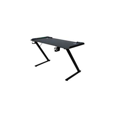 Gaming Desk with RGB LED Lighting and Computer Mounts for Gamers 120x60cm