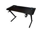Gaming Desk with RGB LED Lighting and Computer Mounts for Gamers 120x60cm 3