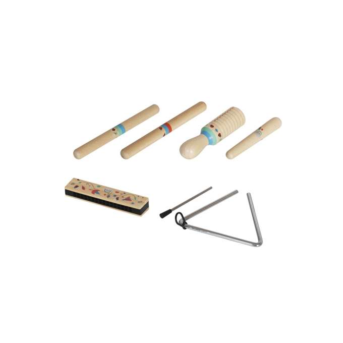 Instrumenty drewniane muzyczne dla dzieci zestaw