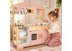 Kuchnia dla dzieci drewniana  MDF MODERN CLASSIC akcesoria 82cm różowa 2