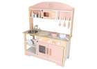 Kuchnia dla dzieci drewniana  MDF MODERN CLASSIC akcesoria 82cm różowa 10