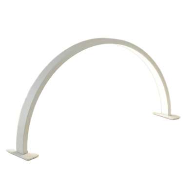 LED desk lamp for manicures curved design 3 colors white