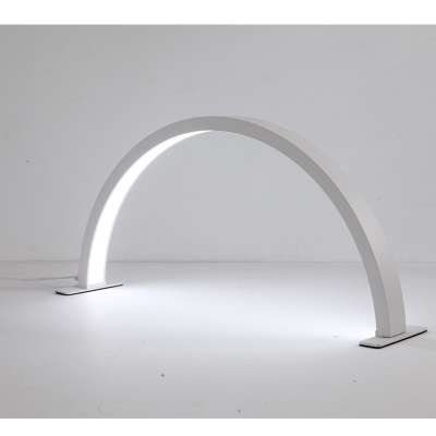 LED desk lamp for manicures curved design 3 colors white