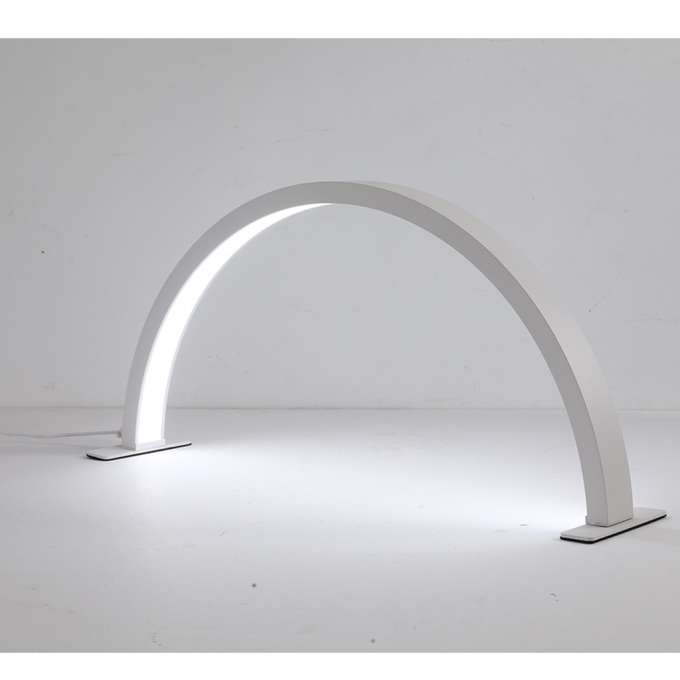LED desk lamp for manicures curved design 3 colors white