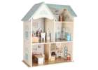 LULILO Wooden Dollhouse with Furniture and Figures 56 cm Mint 7