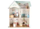 LULILO Wooden Dollhouse with Furniture and Figures 56 cm Mint 9