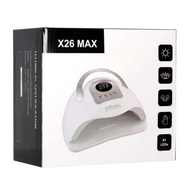 Lampa do paznokci Sun X26 UV 81 LED 380W manicure hybrydy żele