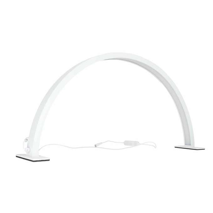 Lampa kosmetyczna LED bezcieniowa biurkowa do manicure paznokci łuk biała