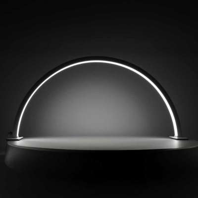 Lampa kosmetyczna LED bezcieniowa biurkowa do manicure paznokci łuk biała