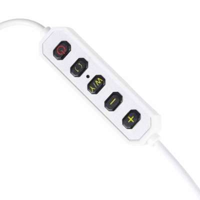 Lampa kosmetyczna LED bezcieniowa biurkowa do manicure paznokci łuk biała