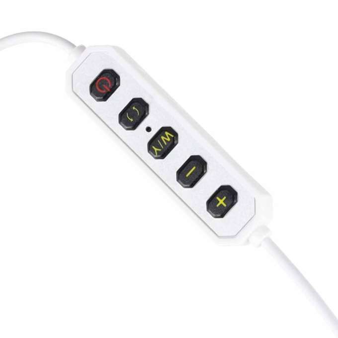 Lampa kosmetyczna LED bezcieniowa biurkowa do manicure paznokci łuk biała