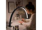 Lampa kosmetyczna LED bezcieniowa biurkowa do manicure paznokci łuk czarna 12