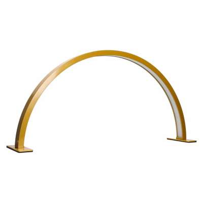 Lampa kosmetyczna LED bezcieniowa biurkowa do manicure paznokci łuk złota
