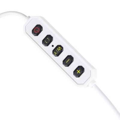 Lampa kosmetyczna LED bezcieniowa biurkowa do manicure paznokci łuk złota
