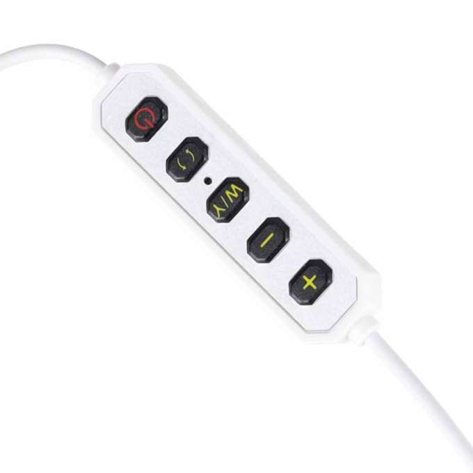 Lampa kosmetyczna LED bezcieniowa biurkowa do manicure paznokci łuk złota