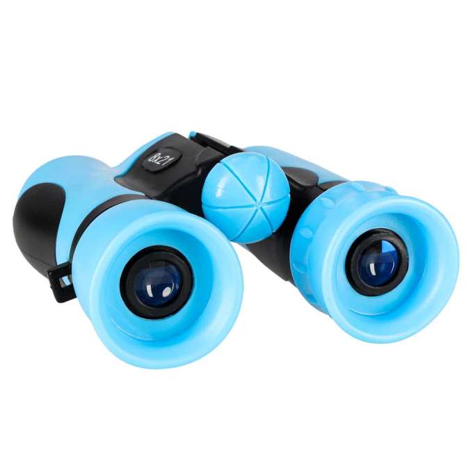 Lornetka dla dzieci do obserwacji ptaków nieba 8x 21mm HD pokrowiec niebieska