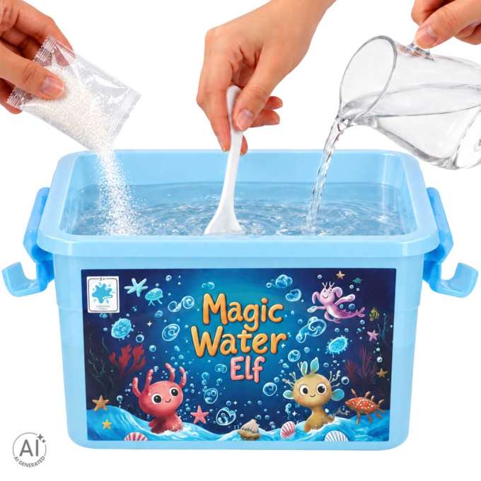 Magic Water Gel Gel Figures Creative Set Gels Molds