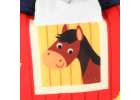Plush sensory activity house sorter farm animals educational toy 11