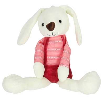 Plush toy rabbit in yellow shorts 36 cm