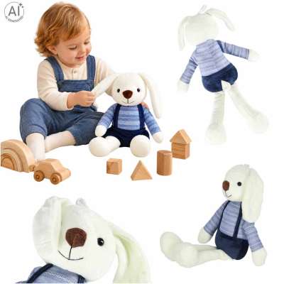 Plush toy rabbit in yellow shorts 36 cm