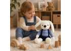 Plush toy rabbit in yellow shorts 36 cm 2