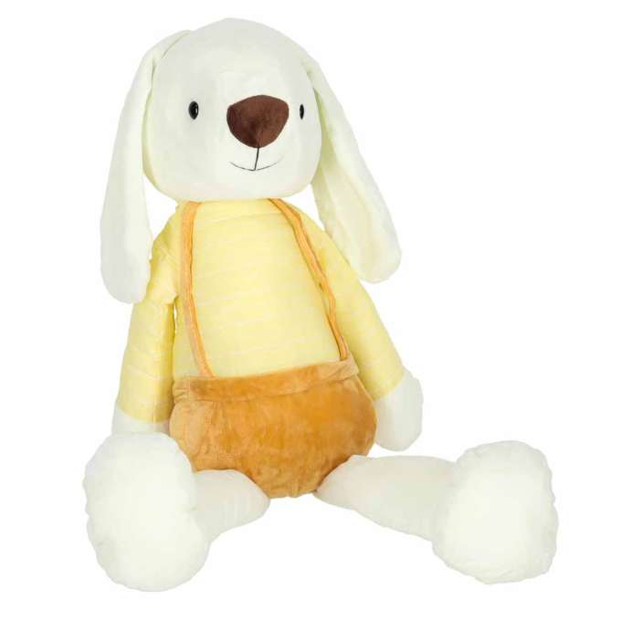 Plush toy rabbit in yellow shorts 70 cm